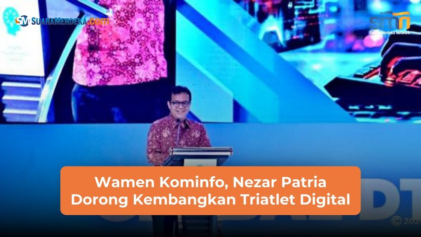 Wamen Kominfo, Nezar Patria Dorong Kembangkan Triatlet Digital