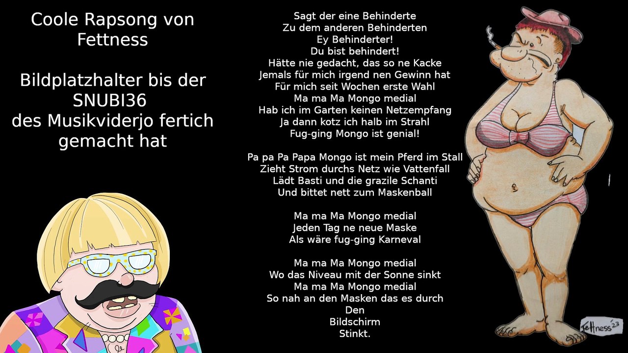 Du bist Behindert! - Rapsong für Kanal Mongomedial [Lyrics Cut]