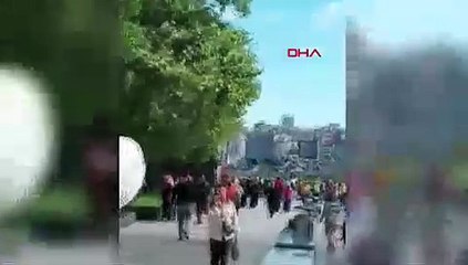 Tarihi Mısır Çarşısı'nda yangın paniği