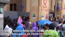 Az európai integrációt szolgálja az orosz típusú külföldi ügynöktörvény a grúz kormányfő szerint