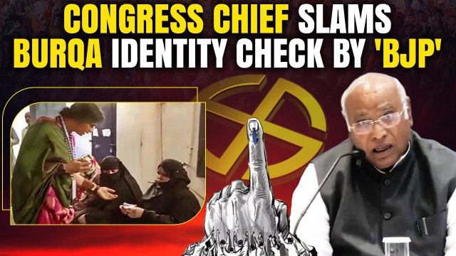 Hyderabad Burqa Row: Mallikarjun Kharge Attacks PM Modi Over 'No Hindu Muslim' Politics Remark