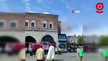 İstanbul'da Mısır Çarşısı'nda yangın!