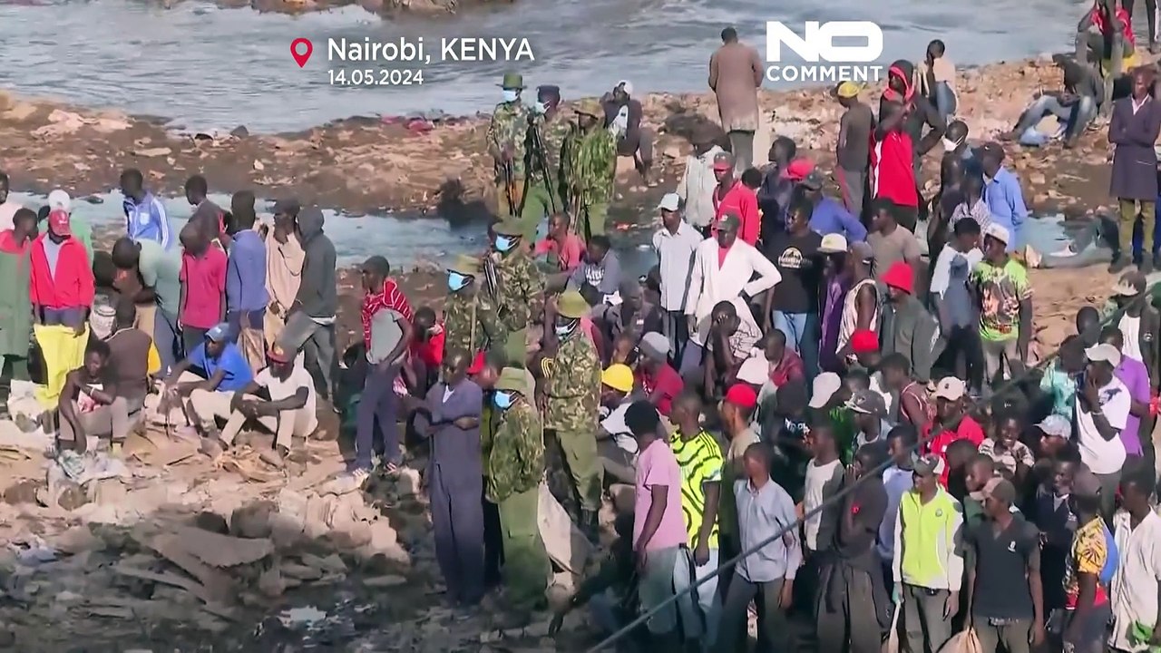 NO COMMENT: Tres heridos graves tras el derrumbe de un edificio en la capital de Kenia