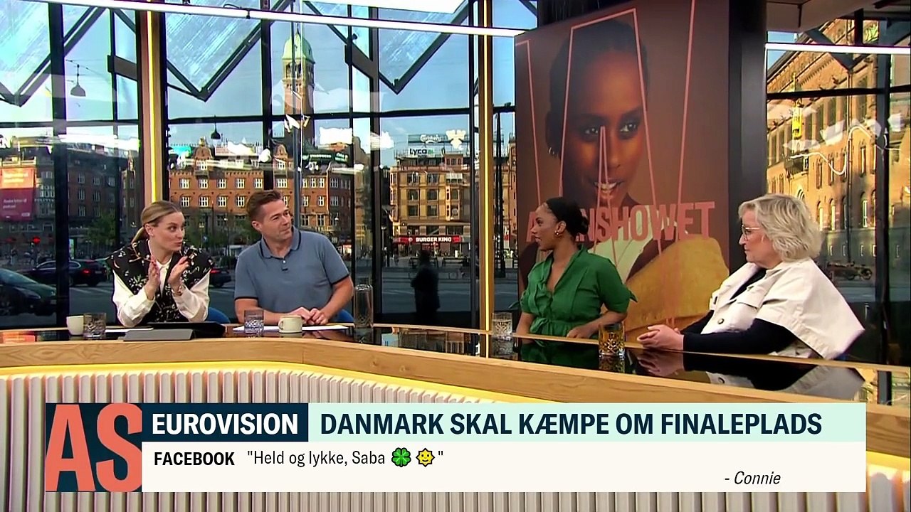 TEMA - Eurovision Song Contest med Andrea Lykke Oehlenschlæger og Tine Gøtzche | Aftenshowet - 8 Maj 2024 | DRTV
