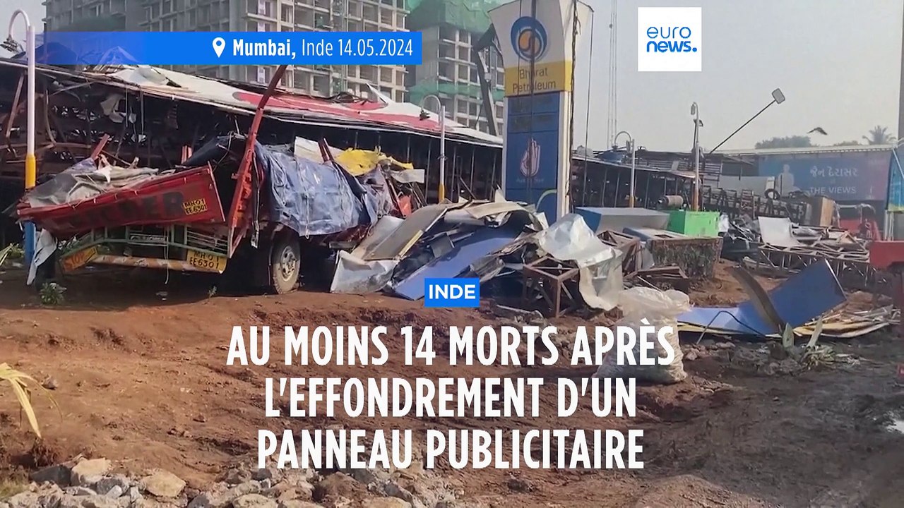 Inde : au moins 14 morts dans l'effondrement d'un panneau publicitaire