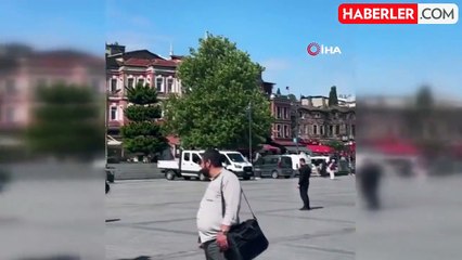 Eminönü Mısır Çarşısı'nda yangın paniği
