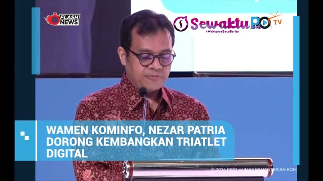 Perkembangan Triatlet Digital di Indonesia Terus Mendapat Dukungan Dari Wamen Kominfo Nezar Patria