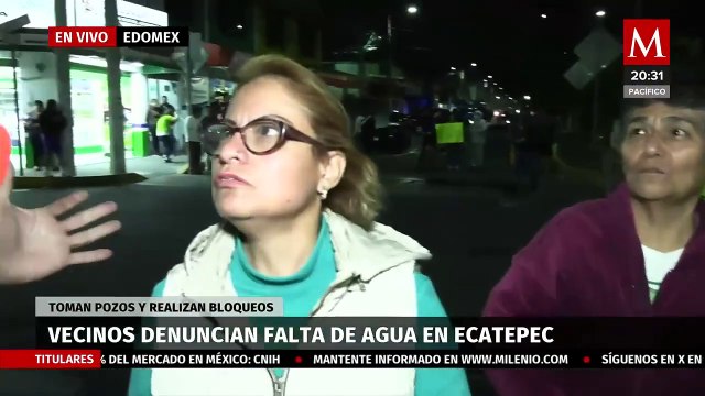 Habitantes de Ecatepec toman instalaciones de pozo para exigir agua