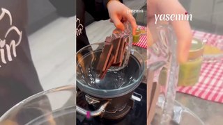 Viral olan 'Künefeli Çikolata' (Meşhur Dubai Çikolatası)