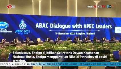 AS cibir Rusia putus asa, Putin copot loyalisnya termasuk Menhan