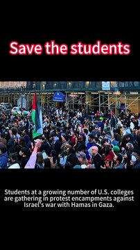 #ColumbiaUniversity #CEASEFIRENOW #Israel #Palestine So many students risk the arrest to ask the United States to stop providing weapons to Israel, which is great! come on!