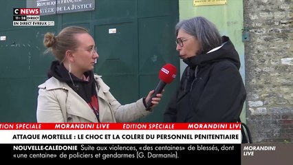 Attaque mortelle - Une habitante d’Evreux venue apporter son soutien aux agents témoigne dans « Morandini Live » : « Il faut arrêter cette violence gratuite. On est en France, on n’est pas à Bogota »