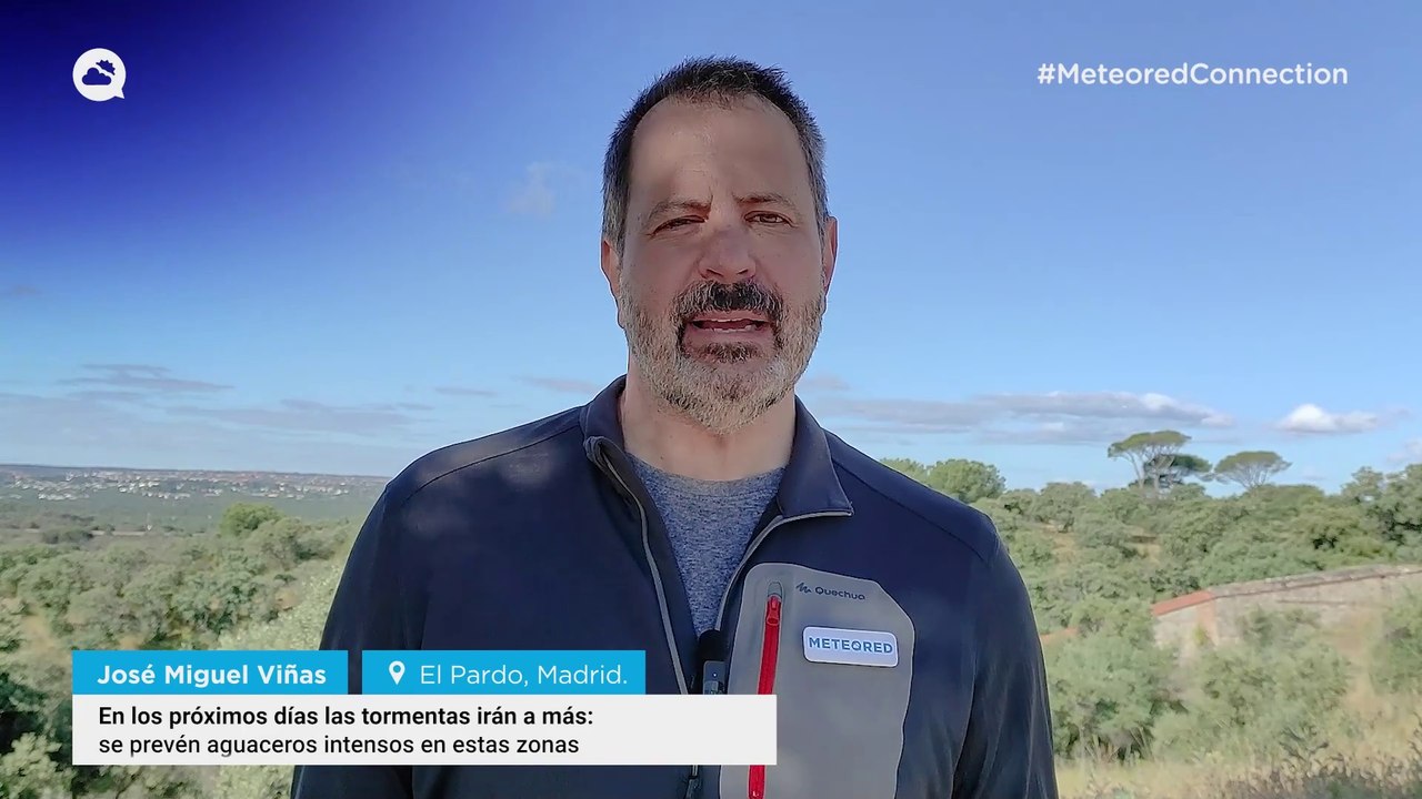 En los próximos días las tormentas irán a más: se prevén aguaceros intensos en estas zonas