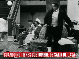 Cuando no tienes costumbre de salir de casa_ Sketch realizado con escenas de Charles Chaplin (1)
