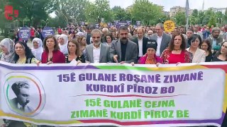 15 Mayıs Kürt Dil Bayramı yürüyüşü
