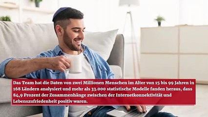 Nutzung des Internets soll Zufriedenheit mit dem Leben erhöhen