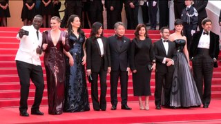 Cérémonie d'ouverture du Festival de Cannes : le jury sur le tapis rouge
