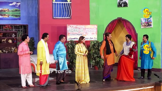 Nasir Chinyoti and Laila _ Iftikhar Thakur _ Tariq Teddy _ New Stage Drama _ Teer Aar Paar #comedy