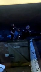 Man arrested after police car and van crash in Blackpool