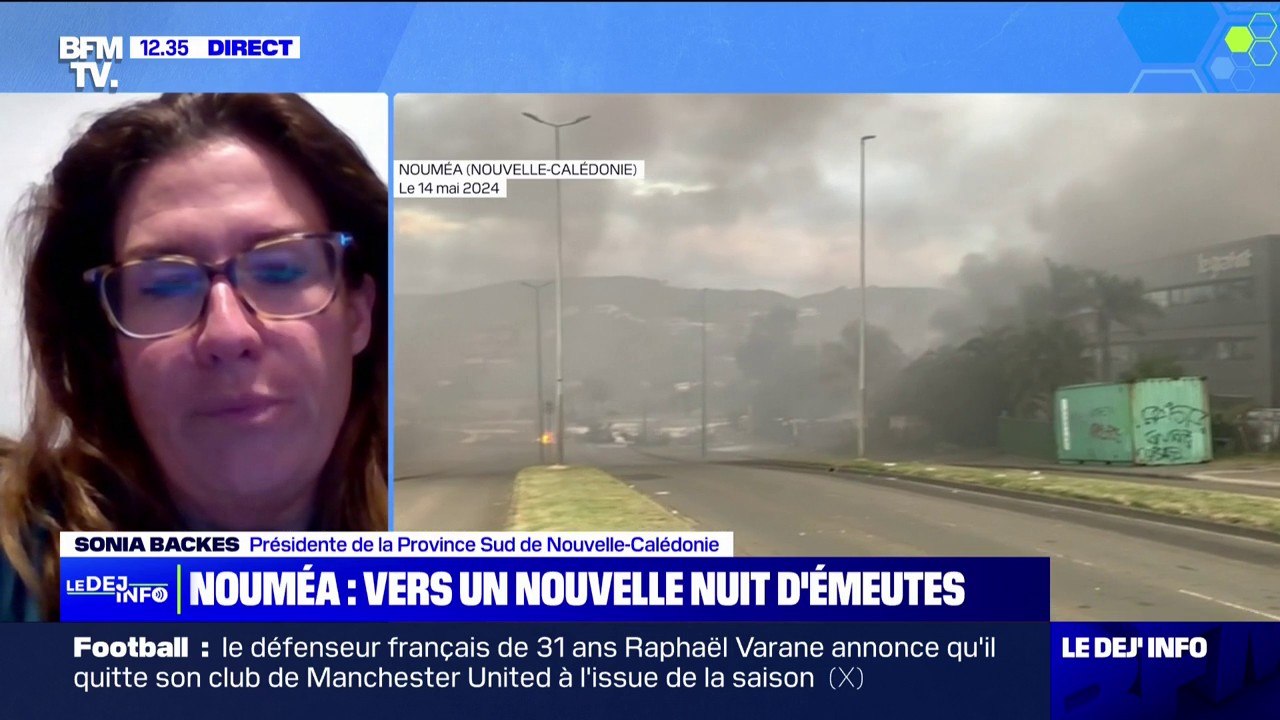 Sonia Backès, présidente de la province Sud de Nouvelle-Calédonie: "Il faut que les forces armées qui sont présentes en Nouvelle-Calédonie interviennent le plus vite possible"