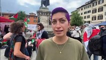 Anche a Firenze studenti in tenda per la Palestina: in 300 in piazza San Marco