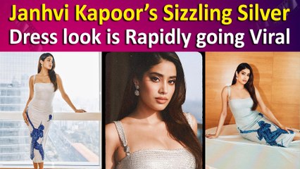 Janhvi Kapoor’s Sizzling Silver Dress look is Rapidly going Viral
