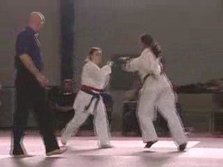 Coupe de france kyokushin 2008 cassandra, thibaut,kalipha