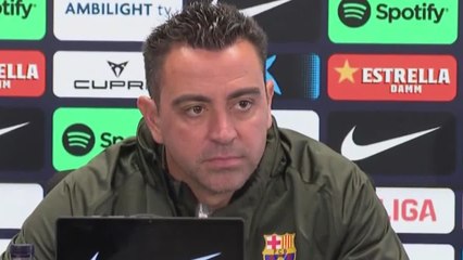 Rueda de prensa de Xavi