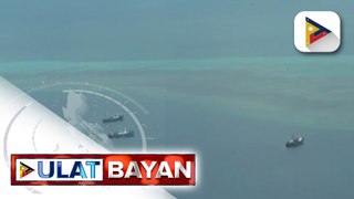 Halos 20 barko ng Tsina sa Scarborough o Panatag Shoal, namataan sa aerial survey kasabay ng civilian mission