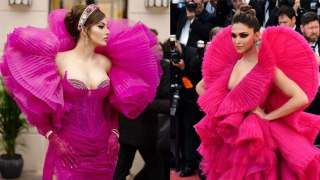 Cannes 2024: Urvashi Rautela ने Deepika Padukone Pink Gown Look Copied,Public Reaction...