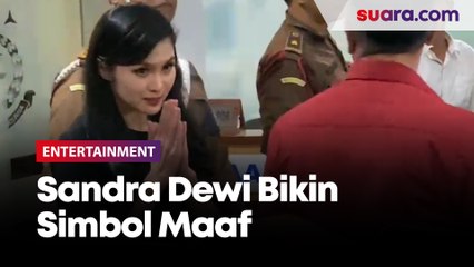 Irit Bicara, Sandra Dewi Bikin Simbol Maaf Usai Diperiksa Kedua Kalinya Atas Kasus Korupsi Harvey Moeis