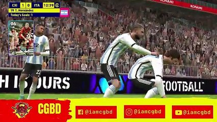 Opponent Quits! | Argentina 2-0 Palestine | Efootball 2024 ✔