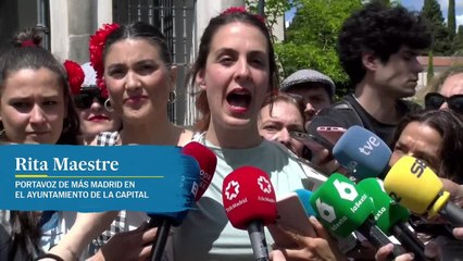 Rita Maestre acusa al PP de "usurpar" la voluntad popular con su medalla a comunidad judía