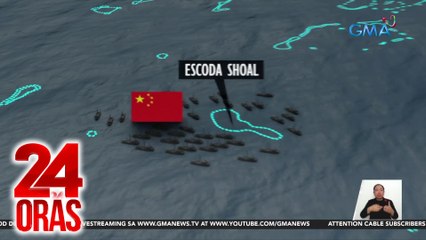 Halos 40 barko ng China ang nasa Escoda Shoal; barko ng PCG roon, dadagdagan ng PHL Navy | 24 Oras