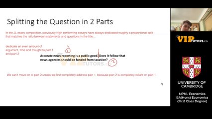 John Locke 2024 Economics Question 2 - Video 1 (Part 2 of 4)