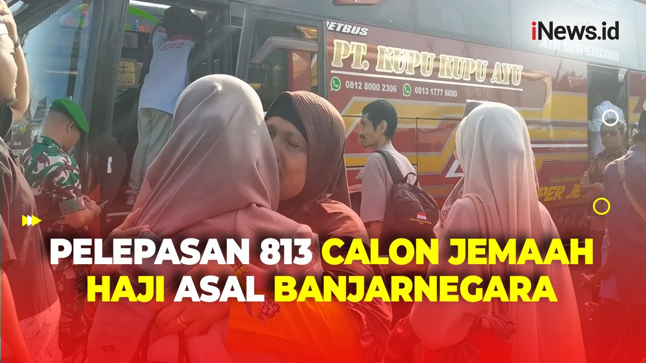 Suasana Haru Selimuti Pelepasan Jemaah Calon Haji di Banjarnegara, Jawa Tengah