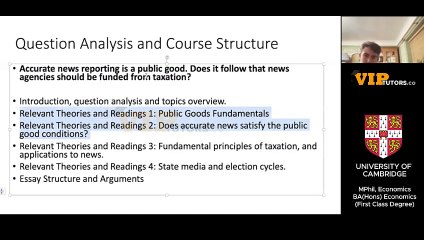 John Locke 2024 Economics Question 2 - Video 1 (Part 4 of 4)