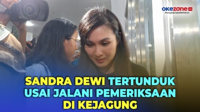 Jalani Pemeriksaan 10 Jam di Kejagung, Sandra Dewi Tertunduk Tanpa Senyum