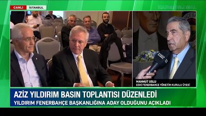 Mahmut Uslu'dan dikkat çeken açıklamalar: Aziz Yıldırım hiç muhalefet yapmadı