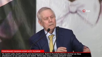 Aziz Yıldırım, başkanlığa neden aday olduğunu açıkladı!
