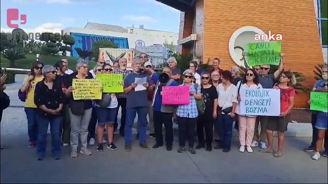 Muğla Sarıgerme’de golf sahası için ağaçların kesilmesine tepki