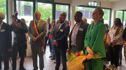 La Princesse Claire en visite à Amonsoli à Verviers