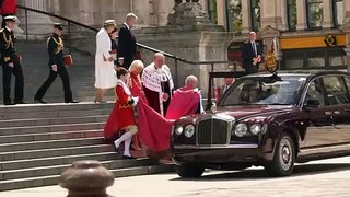 King and Queen attend Service of Dedication for the OBE
