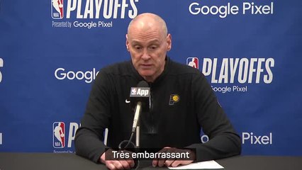 Pacers - Carlisle : "Très embarrassant et une dure leçon"