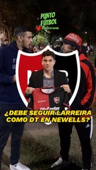 ¿Larriera debe seguir como DT?