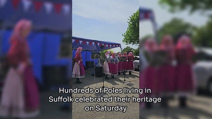 Watch as Poles living Suffolk celebrate their heritage
