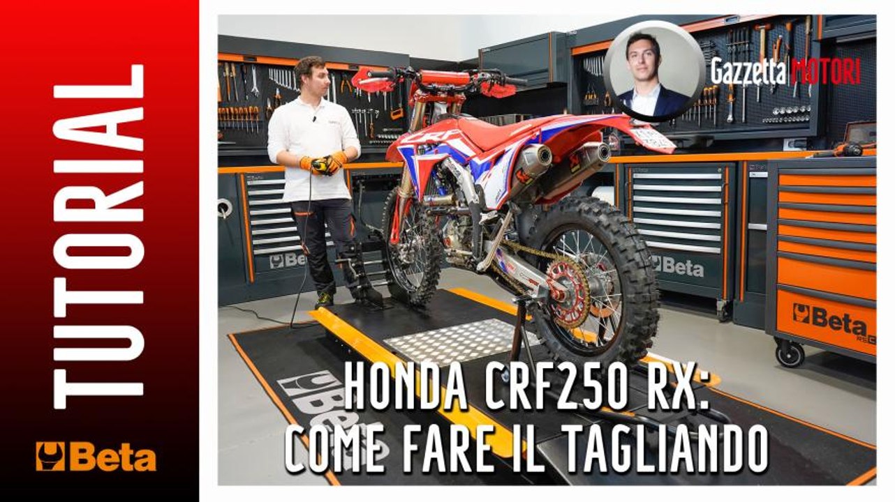 Officina Gazzetta Motori: ecco come fare il tagliando alla moto con Honda CRF 250 RX