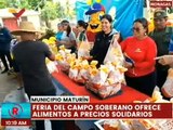 Monagas | Feria del Campo Soberano distribuye alimentos a precios solidarios en el mcpio. Maturín