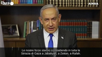 Netanyahu: "Non c'e' e non ci sara' crisi umanitaria a Rafah"