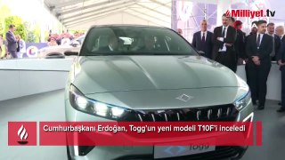 Erdoğan, Togg’un yeni modeli T10F’in direksiyonunda